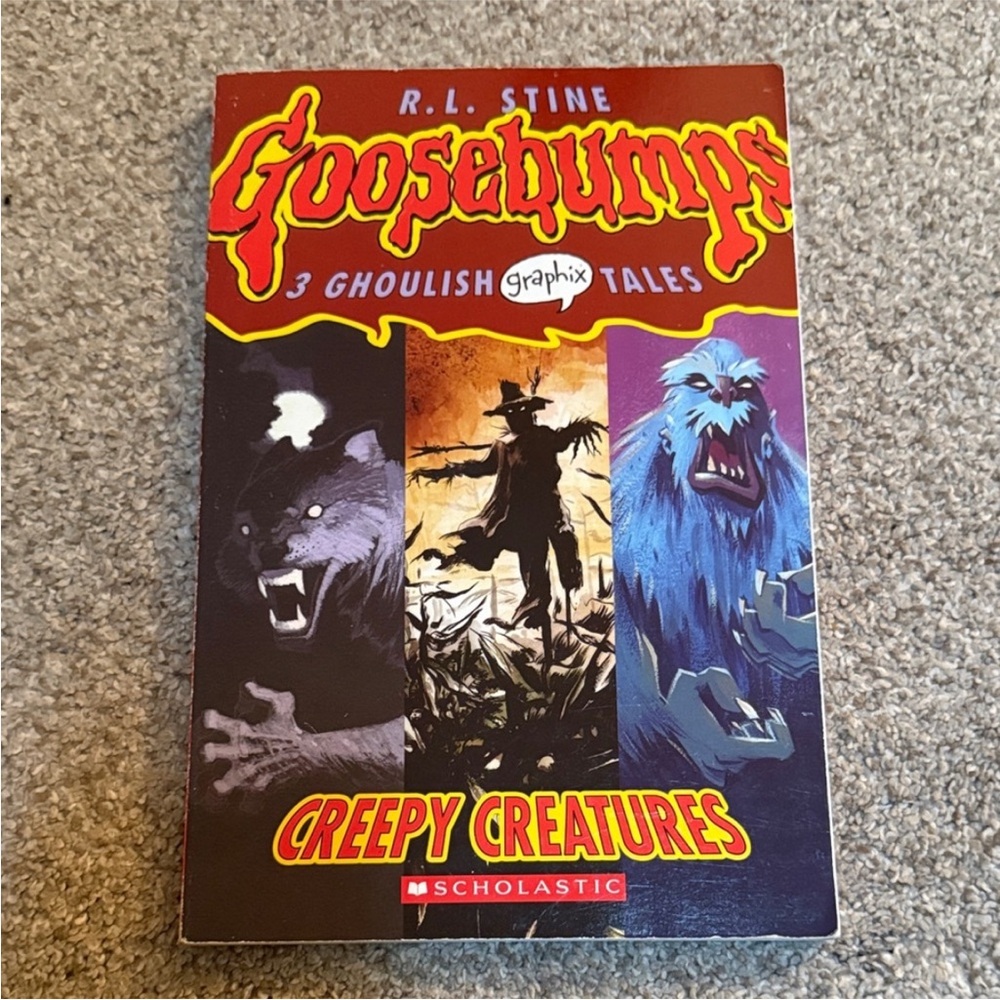 Goosebumps Creepy Creatures Graphic Novel by R.L. Stine
